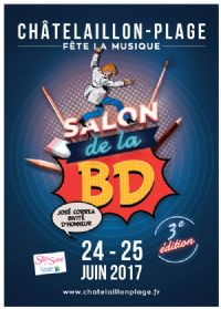 Salon de la BD. Du 24 au 25 juin 2017 à CHATELAILLON PLAGE. Charente-Maritime.  09H00